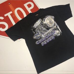 Vintage 1994 CHROME FEVER Harley T-shirt  🏍